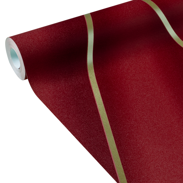 Papier peint intissé PIAZZA coloris lie de vin