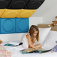KÄLM DESIGN Revêtement décoratif adhésif Copenhague Noir