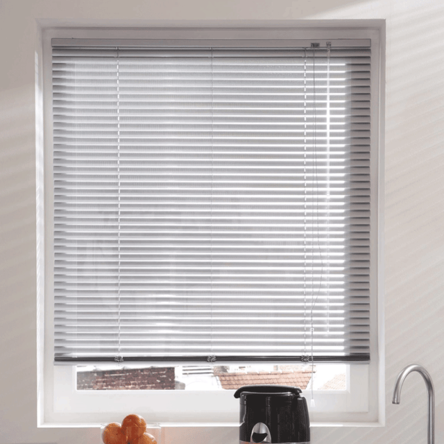 Store vénitien CRIBLE coloris aluminium 80 x 130 cm