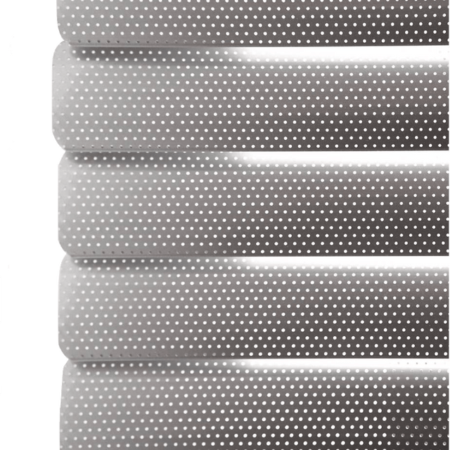 Store vénitien CRIBLE coloris aluminium 80 x 130 cm