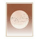 4MURS Tableau Soleil oiseaux Brun