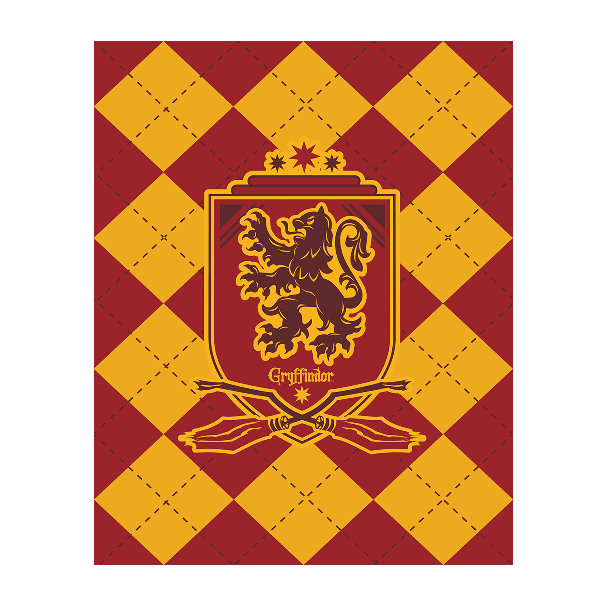 Harry Potter Toile imprimée GRYFFINDOR 40 x 50 cm
