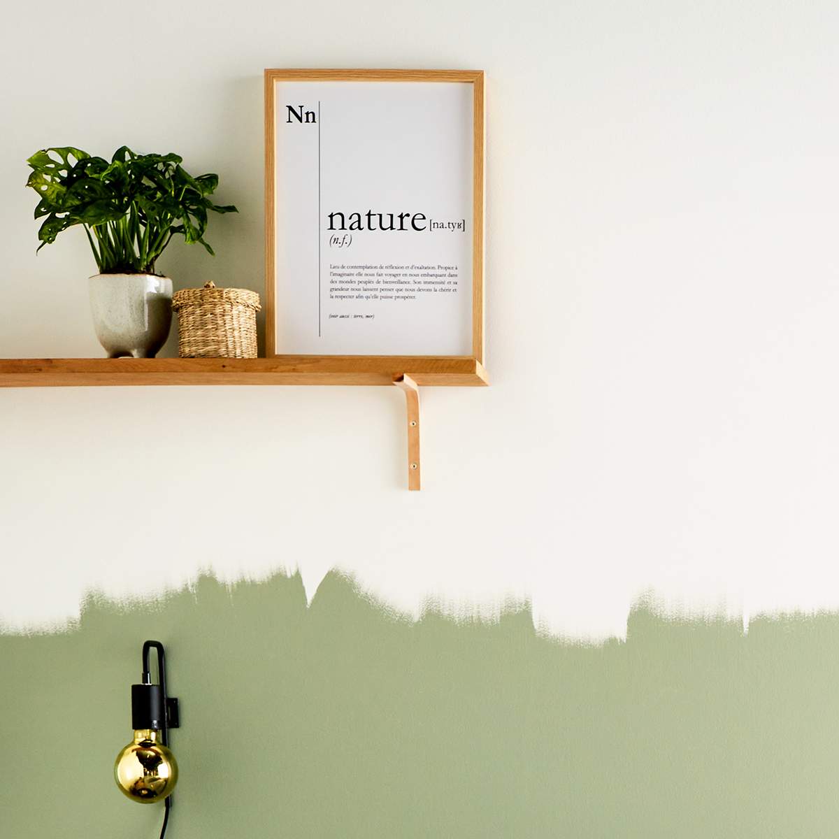 4MURS Tableau Nature Blanc