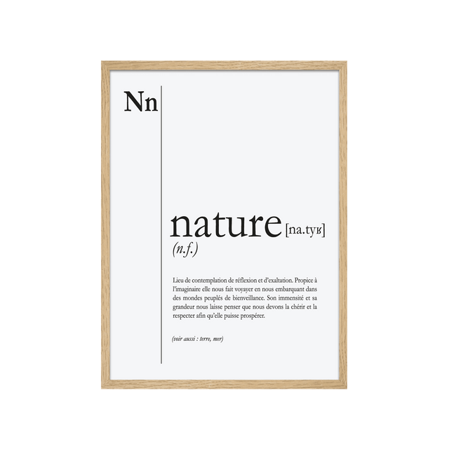 4MURS Tableau NATURE coloris blanc