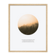 4MURS Tableau Foret ronde Blanc