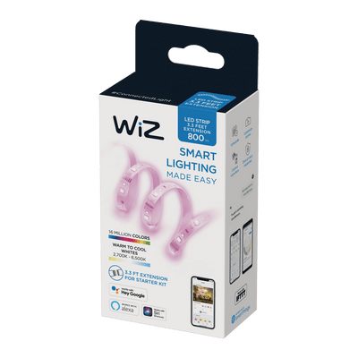 Ruban led Wiz lightstrip 1m extension 1pf/6 Multicolore