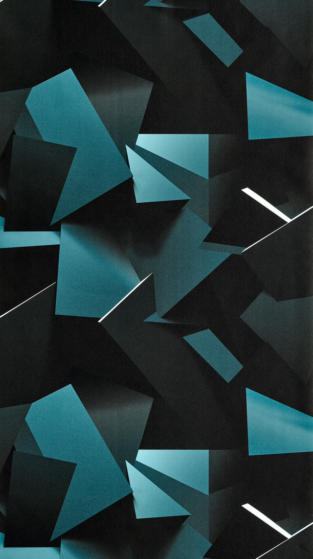 Papier peint intissé FLYNN coloris bleu nuit