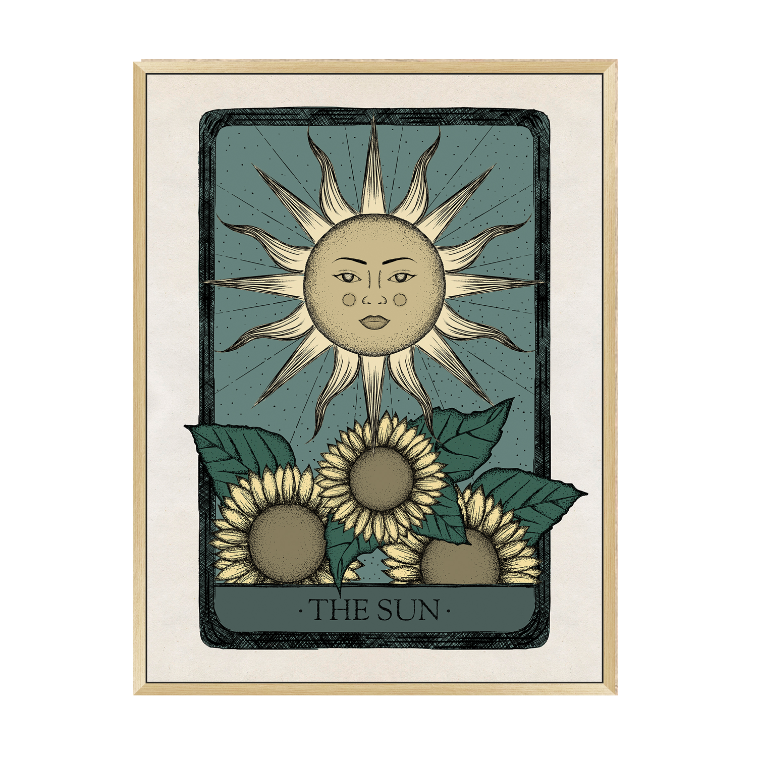 4MURS Tableau SUN coloris vert