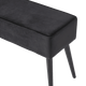 4MURS Banc Olly Noir 2 places