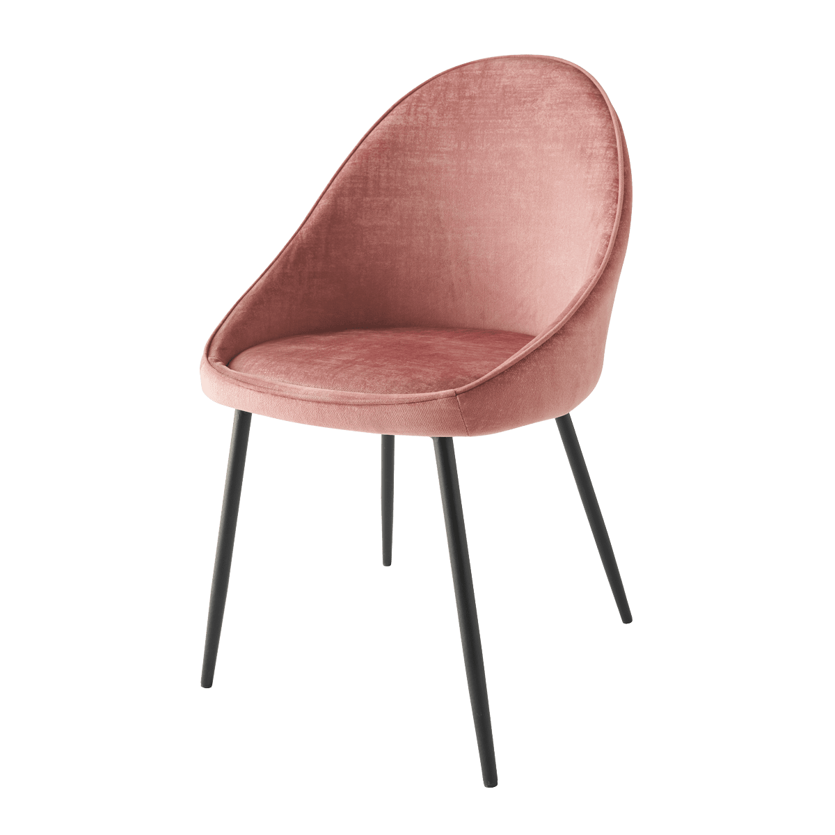 4MURS Chaise Adaline Rose 1 place