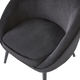 4MURS Fauteuil Irelia Noir 1 place