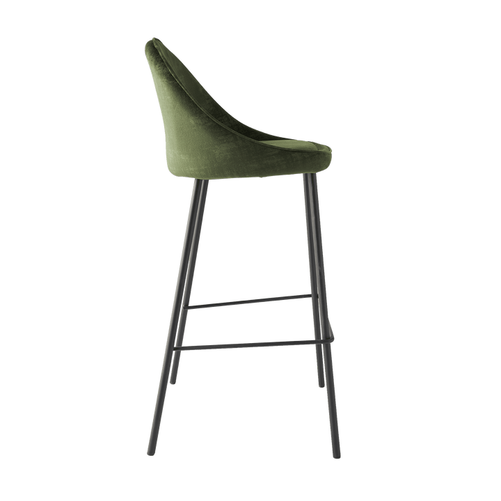 4MURS Tabouret de bar Caitlyne Vert 1 place