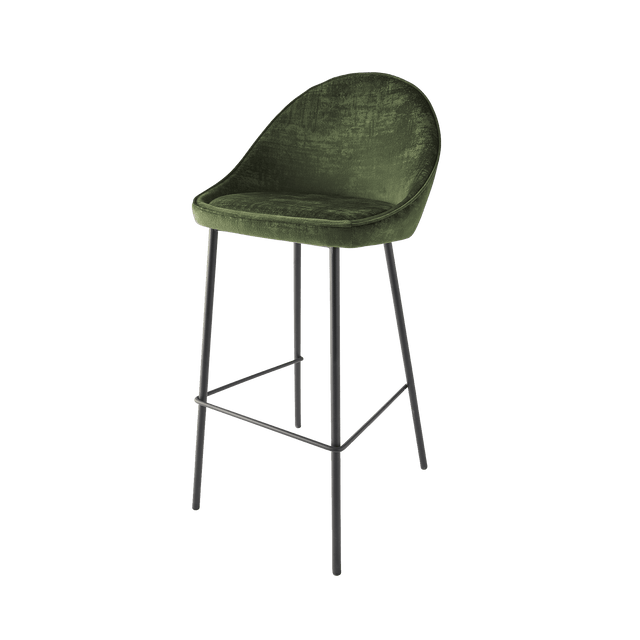 4MURS Tabouret de bar CAITLYNE coloris vert