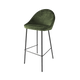 4MURS Tabouret de bar Caitlyne Vert 1 place