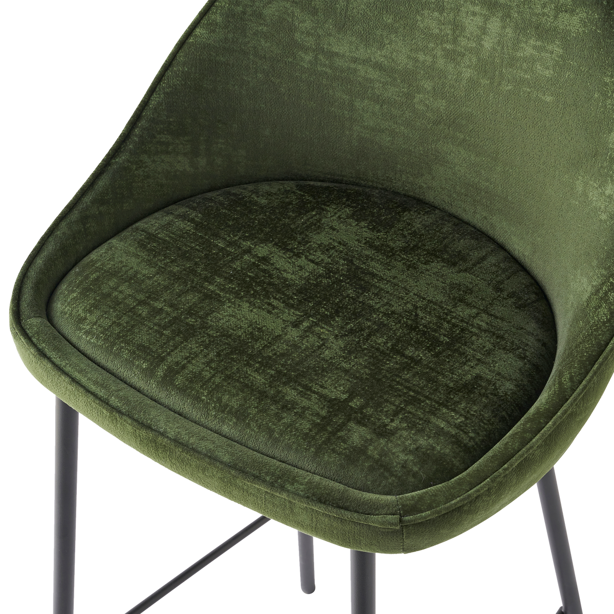 4MURS Tabouret de bar Caitlyne Vert 1 place