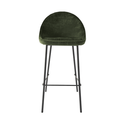 4MURS Tabouret de bar Caitlyne Vert 1 place