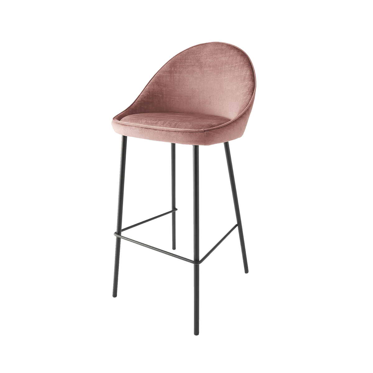 4MURS Tabouret de bar Caitlyne Rose 1 place
