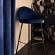 4MURS Tabouret de bar Caitlyne Bleu 1 place