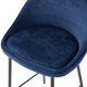 4MURS Tabouret de bar Caitlyne Bleu 1 place
