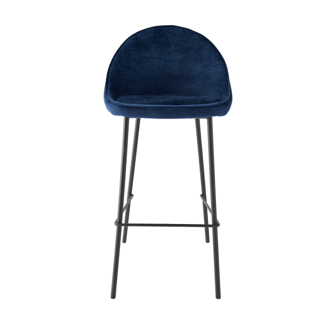 4MURS Tabouret de bar CAITLYNE coloris bleu