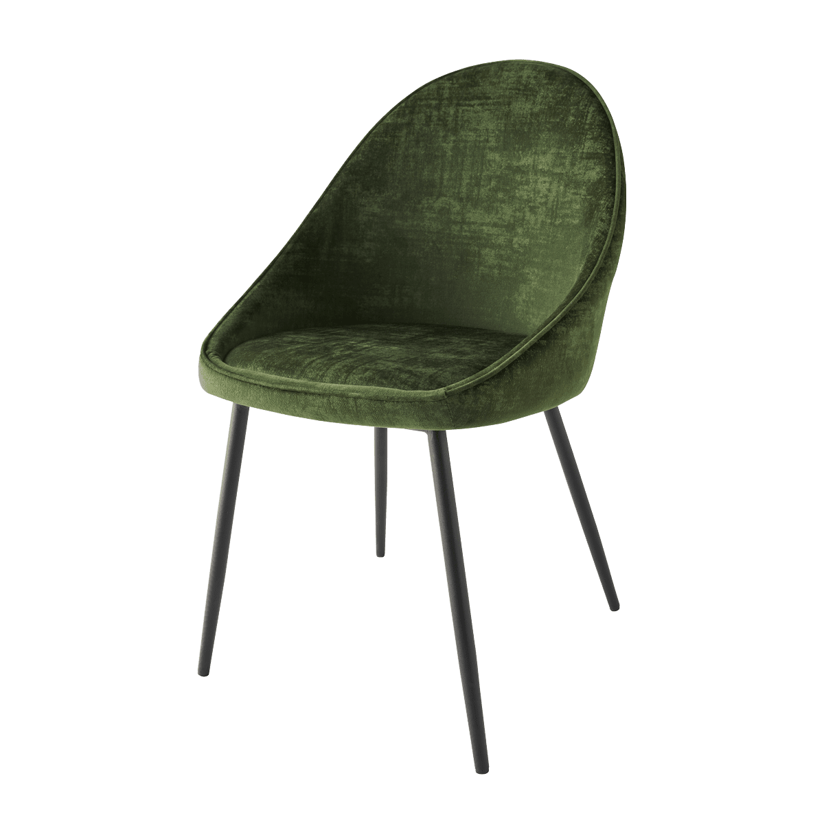 4MURS Chaise Adaline Vert 1 place