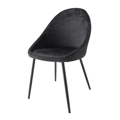 4MURS Chaise Adaline Noir 1 place
