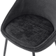 4MURS Chaise Adaline Noir 1 place