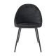 4MURS Chaise Adaline Noir 1 place