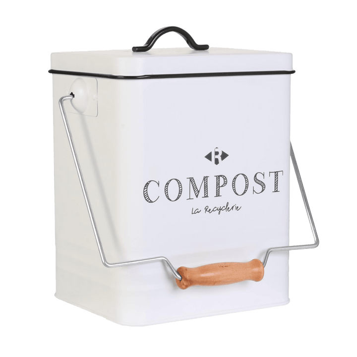 Boîte Bac pour compost Blanc 5L