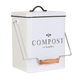 Boîte Bac pour compost Blanc 5L