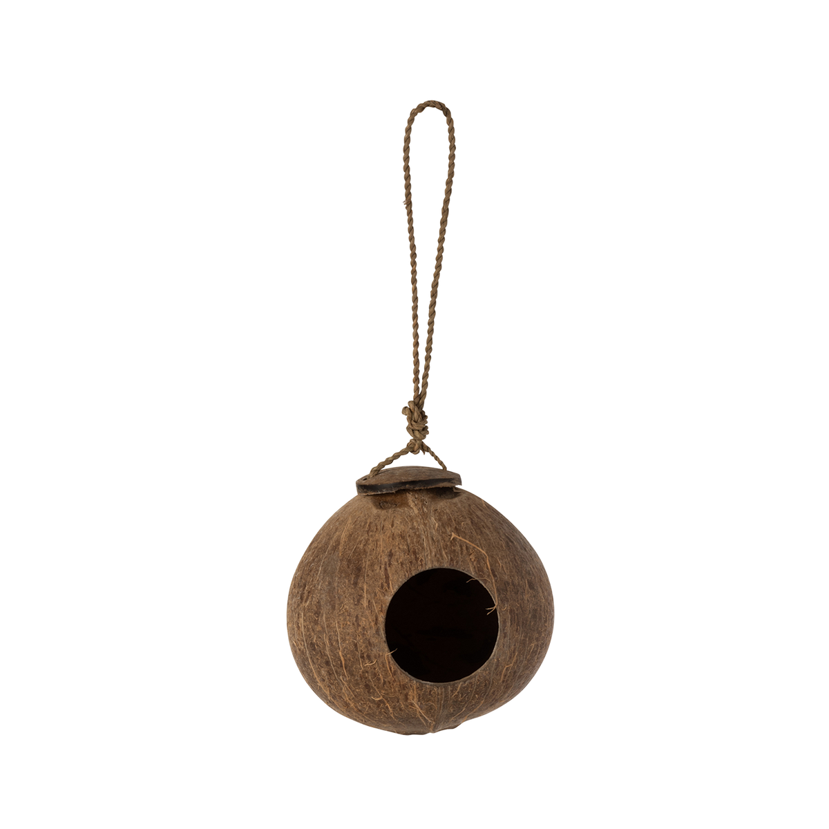 Pot suspendu Noix de coco Brun