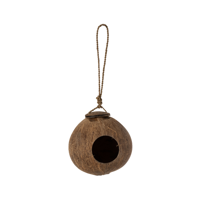 Pot suspendu NOIX DE COCO coloris brun