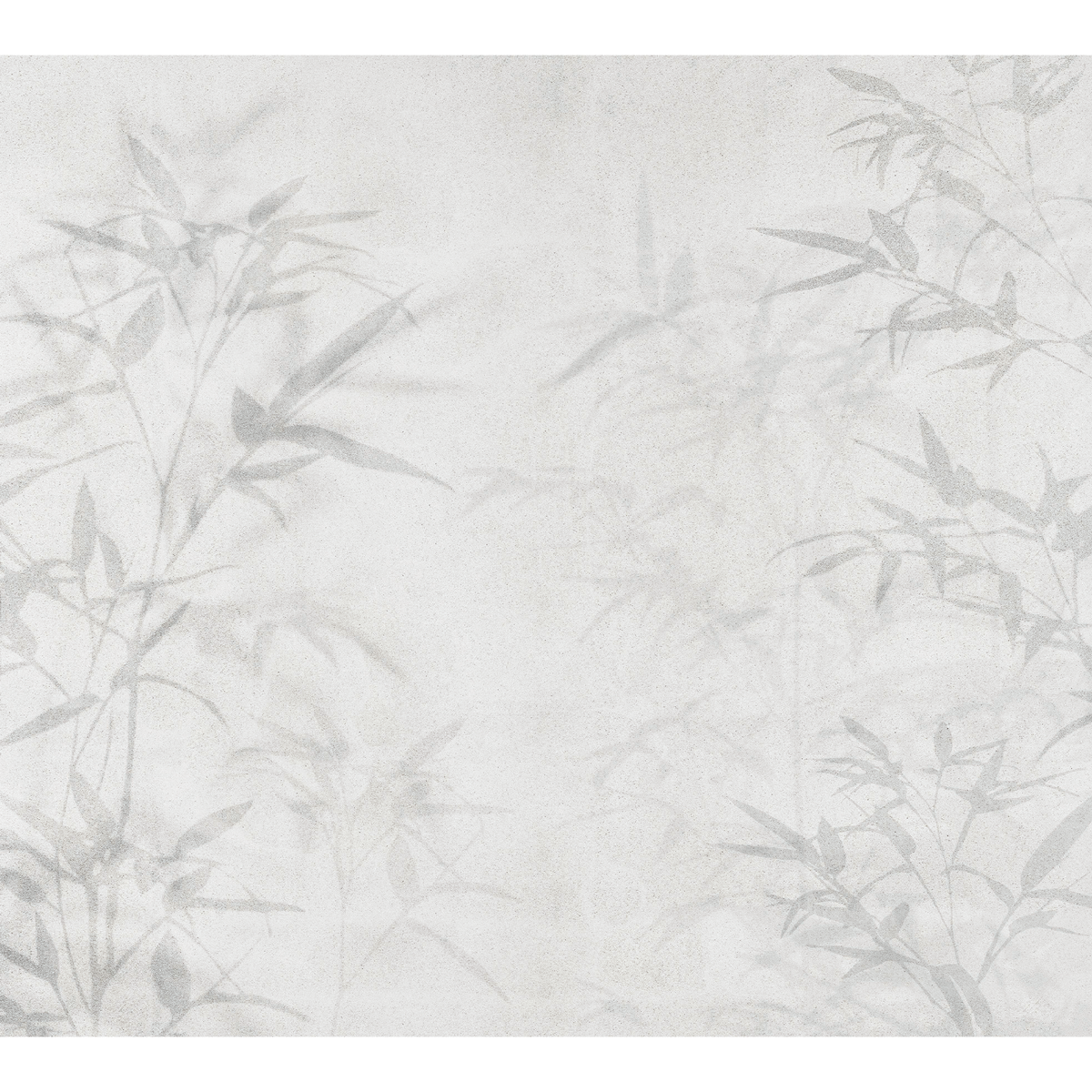 4MURS Papier peint panoramique XL Bamboo xl Gris perle Mat