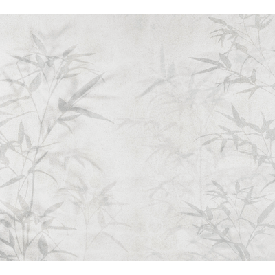 4MURS Papier peint panoramique XL Bamboo xl Gris perle Mat