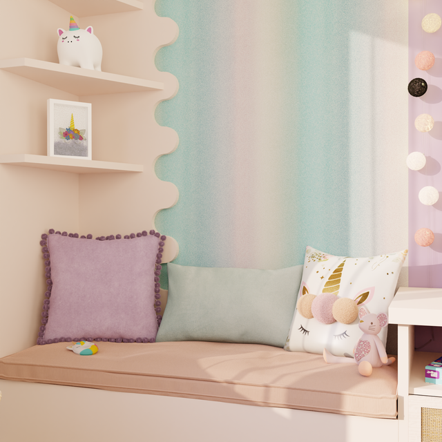 Coussin ETINCELLE coloris multicolore 40 x 40 cm