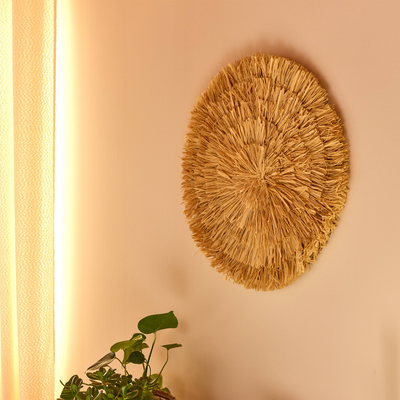 Déco murale Raphia Brun