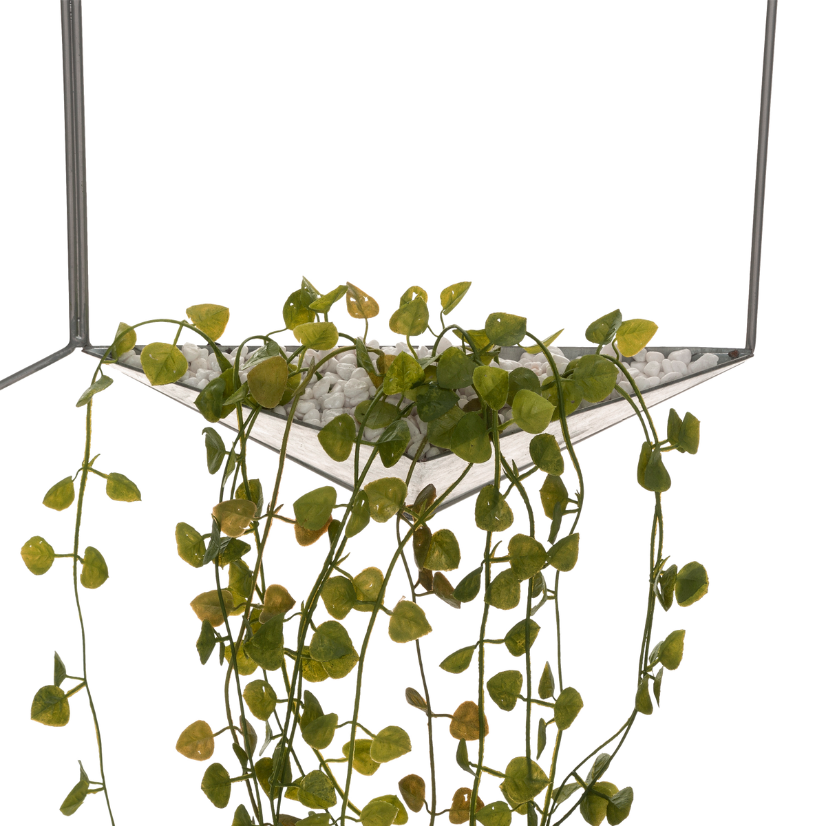 Déco murale métal Hexa Noir