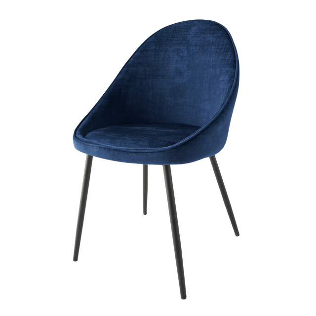 4MURS Chaise ADALINE coloris bleu