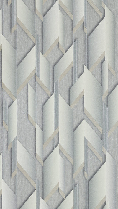 Papier peint intissé Nikolai Gris perlé