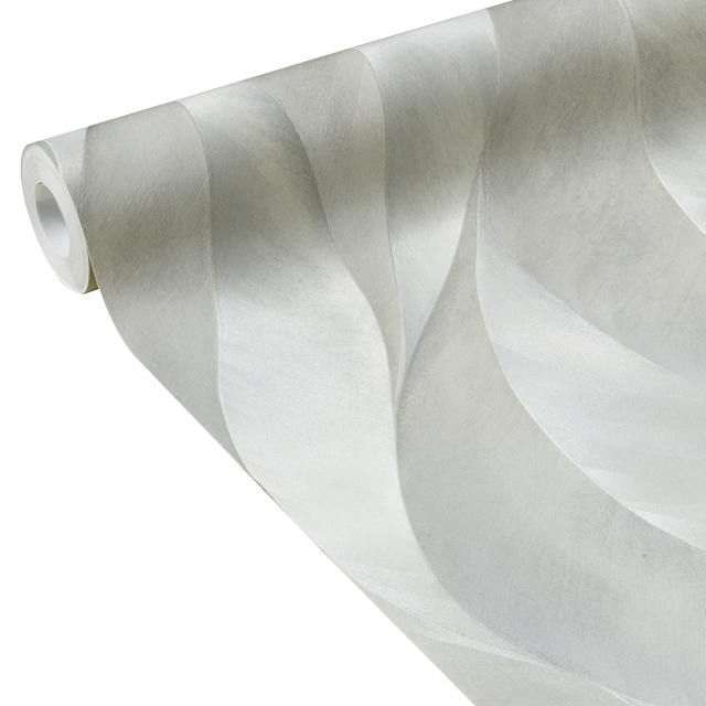 Papier peint intissé SLAVA coloris gris perle