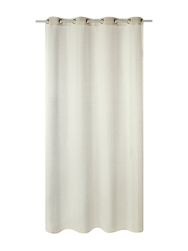 Voilage Lin LECCE coloris naturel 140 x 260 cm