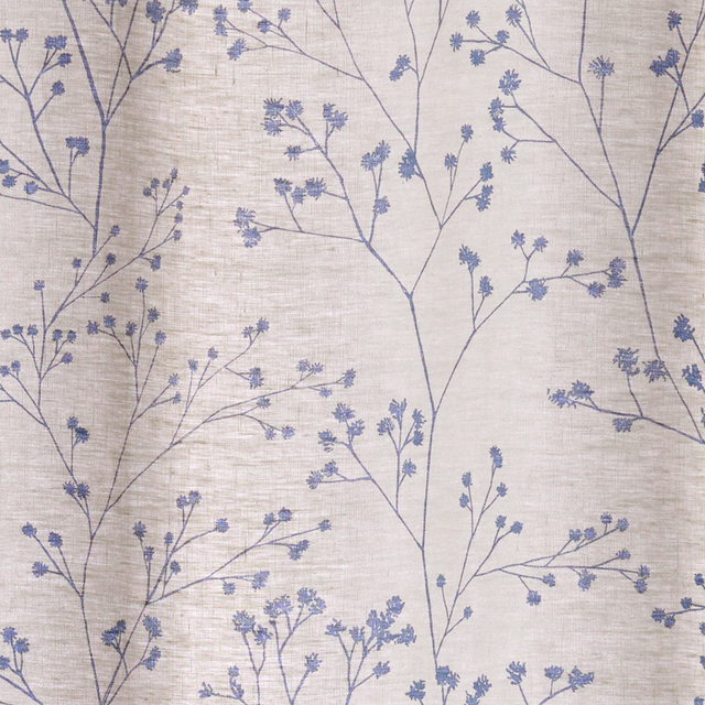 4MURS Rideau Lin IPSA coloris indigo 140 x 280 cm