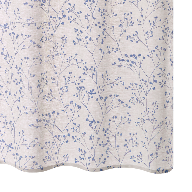 4MURS Rideau Lin IPSA coloris indigo 140 x 280 cm