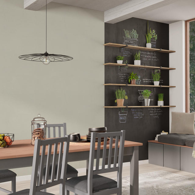 Papier peint intissé HANAE coloris gris perle