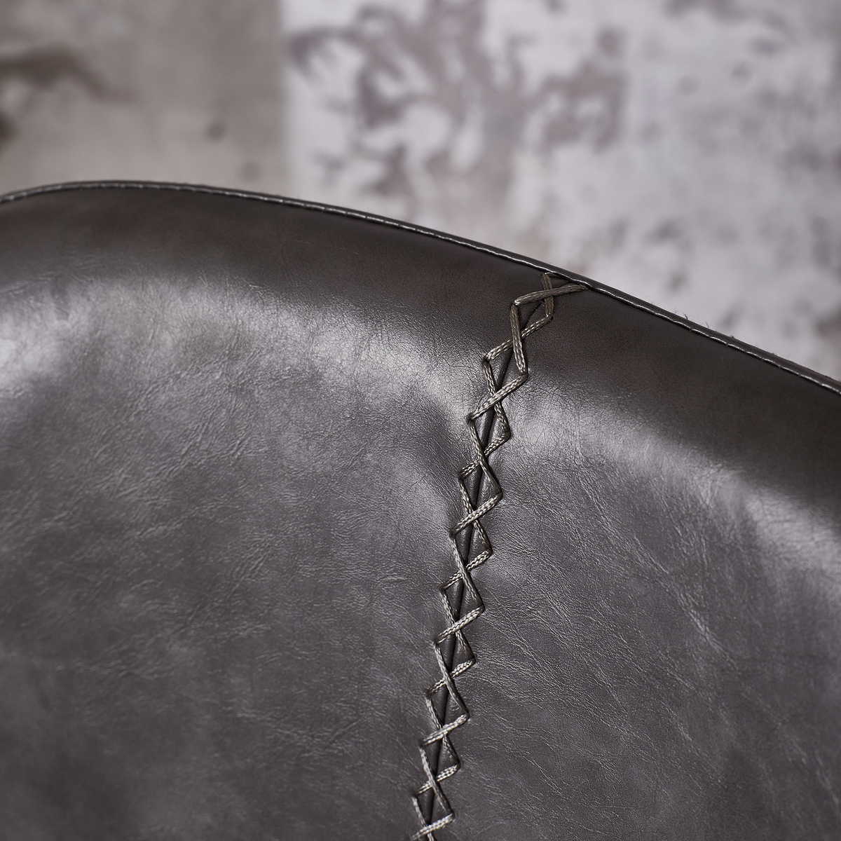 Chaise Ziggy Noir 1 place
