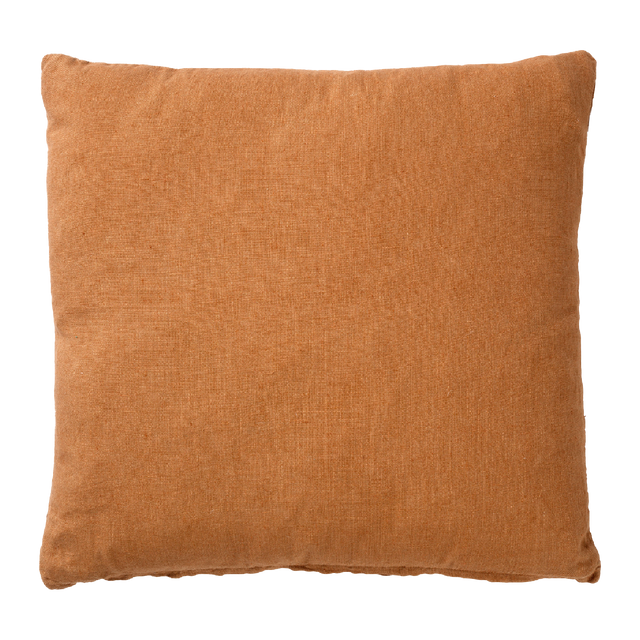 Coussin LINHA coloris tabac 45 x 45 cm