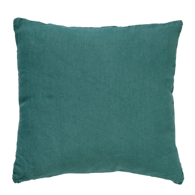 Coussin LINHA coloris vert jade 45 x 45 cm