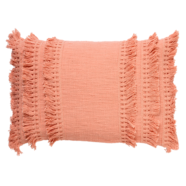 Coussin LARA coloris rose 40 x 60 cm