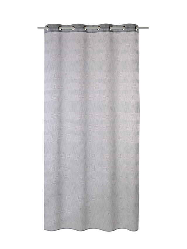 Voilage SAFI coloris gris 140 x 260 cm