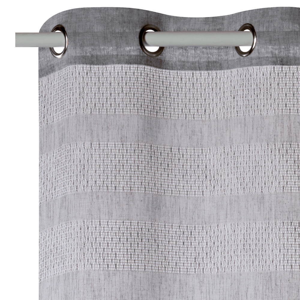 Voilage SAFI coloris gris 140 x 260 cm